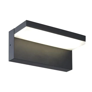 Hestio LED homlokzati lámpatest 9W fekete	