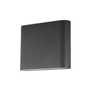 Kültéri falra szerelhető lámpatest, fekete, led 2x3w, 4000k, ip54