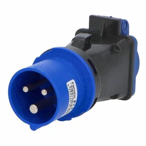 Ipari - háztartási csatlakozó adapter 250V 16A