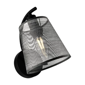 JASMINE WALL LAMP 1XE14 BLACK