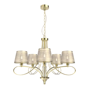 REBECCA CHANDELIER 5XE14 GOLD