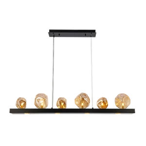 ROCK CHANDELIER 6XG9 BLACK/AMBER