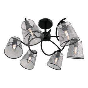 JASMINE CEILING LAMP 5XE14 BLACK