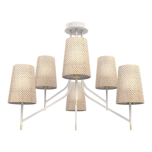 THERA CEILING LAMP 6XE14 WHITE