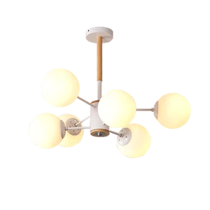 ISABEL CHANDELIER 6XE27 WHITE