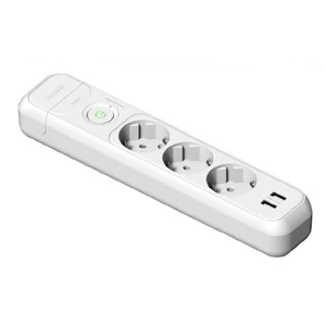Szerelhető elosztó hármas+ kapcs+2db USB