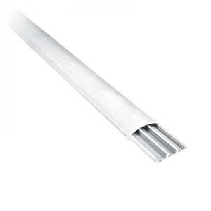 2m 70x20 FLOOR TYPE PLASTIC CABLE TRUNKING WHITE
