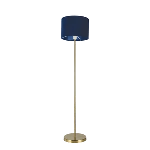 FRANCO FLOOR LAMP 1xE27 BRASS/BLUE