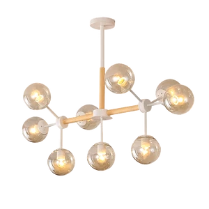 ISABEL CHANDELIER 9XE27 WHITE