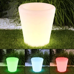 LED virágcserép 38x40 230V IP44 RGB+6000K