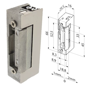 ELECTROMAGNETIC STRIKE PLATES 8-16V AC/DC