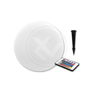 LED kerti gömb lámpa RGB 30cm fehér Akkumulátoros