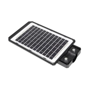 LED utcai napelemes lámpa 100W IP65 PIR 6000K távirányítóva