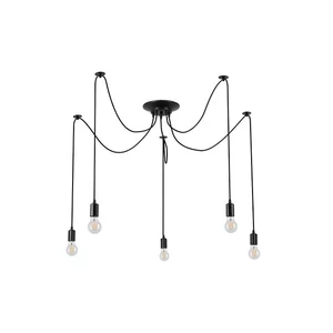 Otto LED csillár 5 x E27 fekete