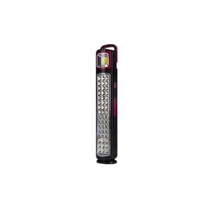LED műhelylámpa 12,8W LED + COB napelem