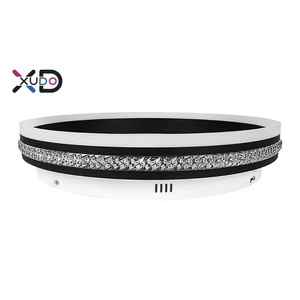 Led csillár 48w 50cm 4000k fekete