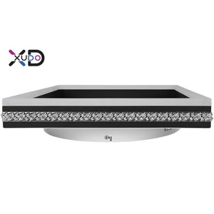 Led csillár 46w 40x40cm 4000k fekete