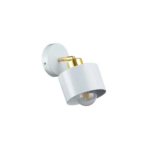 E27 led elza fali lámpa, mozgatható x1 fehér + arany