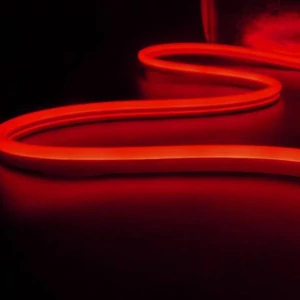 NEON FLEX OLDALIRÁNYBA HAJLÍTHATÓ 24V PIROS 10 MÉTER