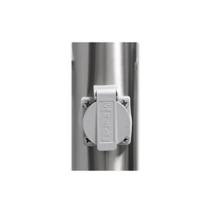 E27 manila led kerti lámpa, 230v tos aljzattal 65cm, ezüst