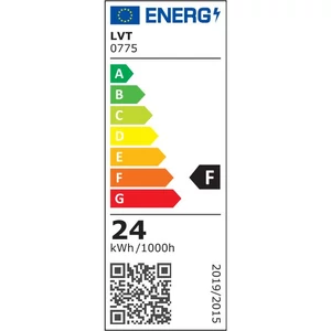 Proma 24W 4000K kerek felületre szerelhető LED panel, fekete