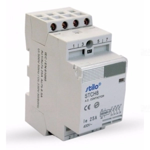 STCH8 Moduláris kontaktor 25-40 230VAC, 4 pólus 2 modul Stilo