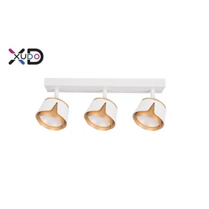Led fali, mennyezeti lámpa x3 fehér + arany gx53 foglalat
