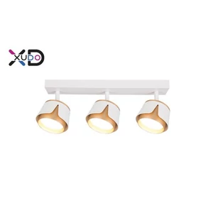 Led fali, mennyezeti lámpa x3 fehér + arany gx53 foglalat