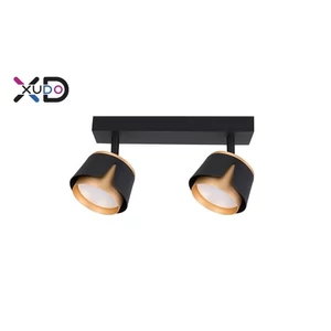 Led fali, mennyezeti lámpa x2 fekete+arany gx53 foglalat