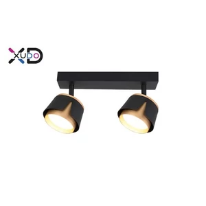 Led fali, mennyezeti lámpa x2 fekete+arany gx53 foglalat