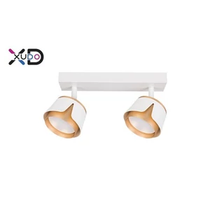LED fali, mennyezeti lámpa x2 fehér + arany GX53 foglalat
