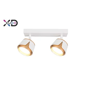 LED fali, mennyezeti lámpa x2 fehér + arany GX53 foglalat