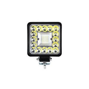 LED munkalámpa 10-60V 123W 41LED négyzet