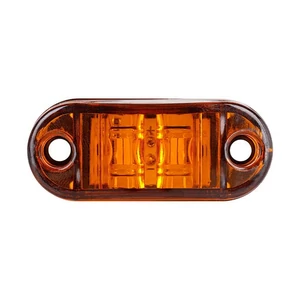 Led jelzőlámpa 12-24v 2xsmd narancs
