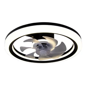 Led mennyezeti ventilátoros lámpa 3cct 45w fekete