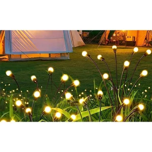Leszúrható led napelemes kerti lámpa x8 led 73cm