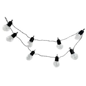 Napelemes LED füzér 10 LED 335cm