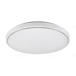 LED IP44 mennyezeti lámpa 4000K, 24W, 1920lm, 380mm, kerek forma, csillogó búra