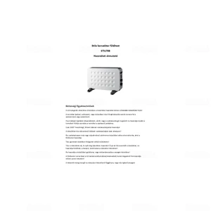 Konvektor fűtőtest 1250W/2000W Stilo STI1708