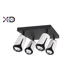 Gu10 led fali lámpa x4 fehér + fekete négyzet