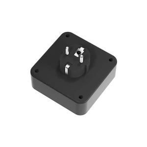 Modi elosztó fekete 2x230V + 2x USB-A 1x USB-C
