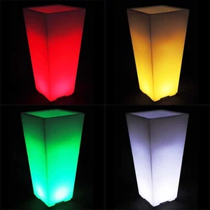 LEDes virágcserép 40x75 230V IP44 RGB+6500K