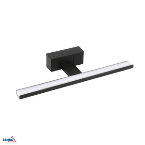 LED Falilámpa KEIRA 8W 4000K 40cm IP44 fekete Bemko
