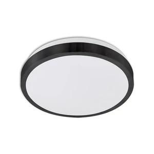 Mennyezeti lámpa solen 2xe27 kerek fekete dip mikroérzékelő