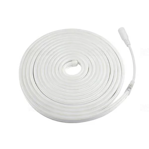 LED szalag neon flex jég kék, 5m, IP65,12V DC, 6W/fm, 300lm/m, 120LED/m, SMD2835