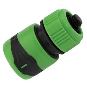 RUBBER QUICK LOCKING HOSE CONNECTOR 1/2 WITH STOP