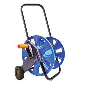 EMPTY HOSE REEL FOR 30M 1/2 WHIT WHEELS, BLUE