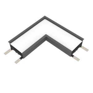 L-CONNECTOR FOR ELMARK PROFILE RECESSED 3000K FEKETE