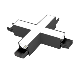 X-CONNECTOR FOR ELMARK PROFILE SURFACE 4000K FEKETE