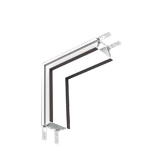 INSIDE CORNER FOR ELMARK PROFILE RECESSED 3000K FEKETE
